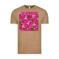 Vintage Coffee Breast Cancer with Ribbon and Butterfly Vintage Tee - texasbilliewilder