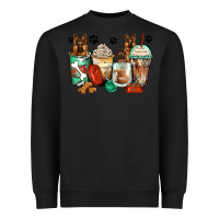 Black german shepherds coffee cups Heavyweight Sweatshirt - Zillion Design Studio