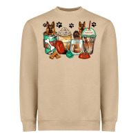 Mushroom german shepherds coffee cups Heavyweight Sweatshirt - Zillion Design Studio