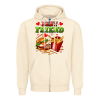 Sandshell best friend hamburger potatoes Zipper Hoodie - AdoDesignShop