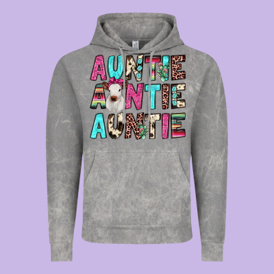 Auntie Heifer Cactus Vintage Hoodie Designed By Jahusdesignshop