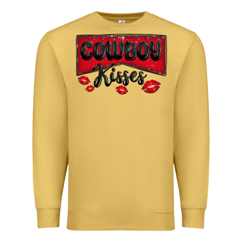 Cowboy Kisses Premium Sweatshirt by MaliasSmallBusiness | Teevron
