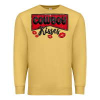 Antique Gold cowboy kisses Premium Sweatshirt - MaliasSmallBusiness