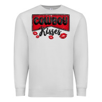 Dove Grey cowboy kisses Premium Sweatshirt - MaliasSmallBusiness