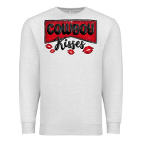 Oatmeal Heather cowboy kisses Premium Sweatshirt - MaliasSmallBusiness