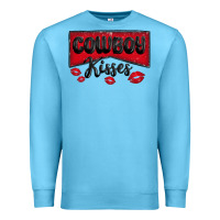 Ocean Blue cowboy kisses Premium Sweatshirt - MaliasSmallBusiness