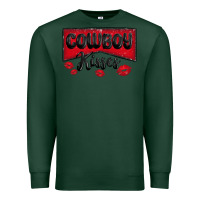 Sports Green cowboy kisses Premium Sweatshirt - MaliasSmallBusiness