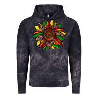 Cloud Black juneteenth leopard sunflower Vintage Hoodie - Zillion Design Studio