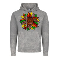 Cloud Rock juneteenth leopard sunflower Vintage Hoodie - Zillion Design Studio