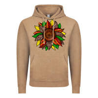 Vintage Coffee juneteenth leopard sunflower Vintage Hoodie - Zillion Design Studio
