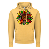 Vintage Mustard juneteenth leopard sunflower Vintage Hoodie - Zillion Design Studio