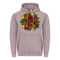 Vintage Zinc juneteenth leopard sunflower Vintage Hoodie - Zillion Design Studio
