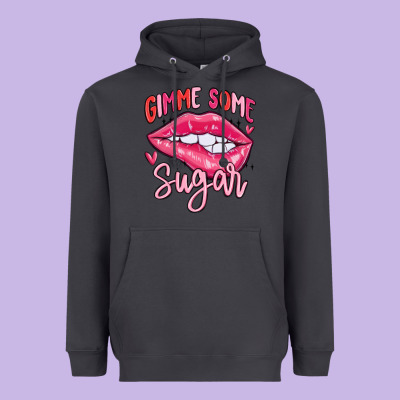 Gimme Some Sugar Heavyweight Hoodie Designed By Maliassmallbusiness