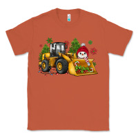Copper christmas bulldozer snowman Classic Tee - JahusDesignShop