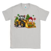 Moon Dust christmas bulldozer snowman Classic Tee - JahusDesignShop