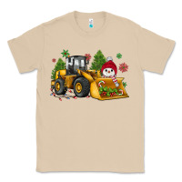 Mushroom christmas bulldozer snowman Classic Tee - JahusDesignShop