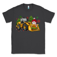 Smoke christmas bulldozer snowman Classic Tee - JahusDesignShop