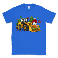 True Royal christmas bulldozer snowman Classic Tee - JahusDesignShop