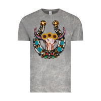 Cloud Rock western horseshoe skull Vintage Tee - RanaPortraitStore