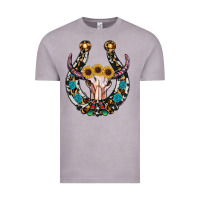 Vintage Zinc western horseshoe skull Vintage Tee - RanaPortraitStore
