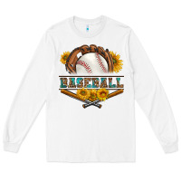 Western Baseball With Sunflower Long Sleeve Tee | Teevron