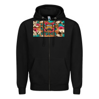 Black bus driver school bus cowhide license plate Zipper Hoodie - Artiststas