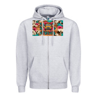 Heather Grey bus driver school bus cowhide license plate Zipper Hoodie - Artiststas