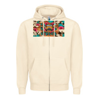 Sandshell bus driver school bus cowhide license plate Zipper Hoodie - Artiststas