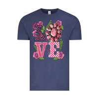 Vintage Denim walentine's day love gemstones Vintage Tee - BarkalooDesign