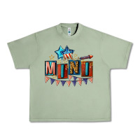Oil Green American Mini 4th of july Urban Heavy Tee - CowGirlArtShop