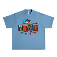 Pebble Blue American Mini 4th of july Urban Heavy Tee - CowGirlArtShop