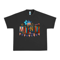 Pigment Black American Mini 4th of july Urban Heavy Tee - CowGirlArtShop