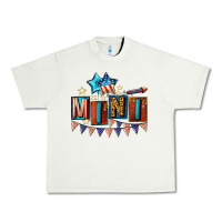 Pistachio American Mini 4th of july Urban Heavy Tee - CowGirlArtShop