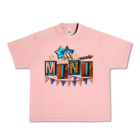 Salmon American Mini 4th of july Urban Heavy Tee - CowGirlArtShop