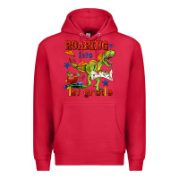 Cardinal roaring into 1st grade Premium Hoodie - BundleAndBundleShop