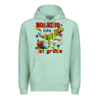 Seafoam roaring into 1st grade Premium Hoodie - BundleAndBundleShop