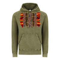 Vintage Olive juneteenth brushstroke Vintage Hoodie - Zillion Design Studio