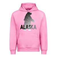 Fuchsia Pink Alaska Bear Urban Hoodie - Bettercallsaul