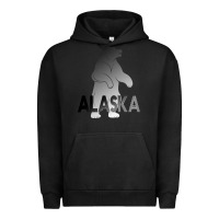 Pigment Black Alaska Bear Urban Hoodie - Bettercallsaul