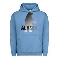 Pigment Pebble Blue Alaska Bear Urban Hoodie - Bettercallsaul