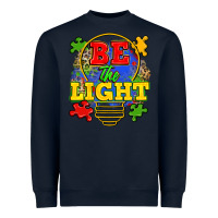 Navy be the light Heavyweight Sweatshirt - Zillion Design Studio