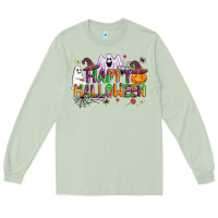 Matcha happy halloween Long Sleeve Tee - AdoDesignShop