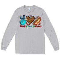 Moon Dust peace love hotdogs Long Sleeve Tee - AdoDesignShop