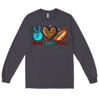 Smoke peace love hotdogs Long Sleeve Tee - AdoDesignShop