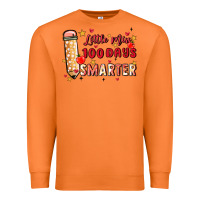 Carrot little miss 100 days smarter Premium Sweatshirt - MaliasSmallBusiness