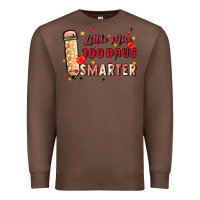 Chestnut little miss 100 days smarter Premium Sweatshirt - MaliasSmallBusiness