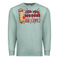 Seafoam little miss 100 days smarter Premium Sweatshirt - MaliasSmallBusiness