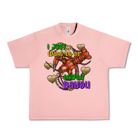 Salmon crawfish i just want to be loved bayou Urban Heavy Tee - FaDigitalArtStudio