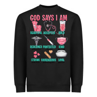 Black god says i am Heavyweight Sweatshirt - texasbilliewilder