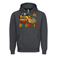 Smoke i'm 1 and digging it Zipper Hoodie - Artiststas
